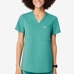 FIGS Catalina scrub top in marine